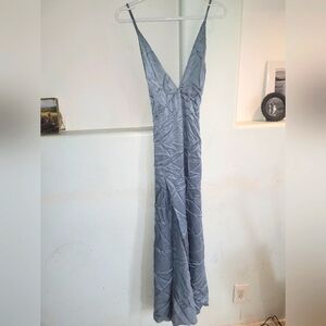 Elegant Blue Women's Dress